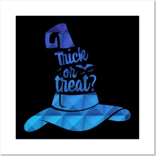 Trick or treat witch hat halloween Posters and Art